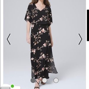 White House Black Market Long Floral Dress